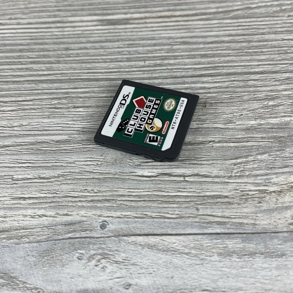 Club House Games (NINTENDO DS, 2006) Tested, Authentic, Cartridge Only